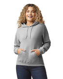 Poly-Cotton Hoodies | Gildan 18500 | Large Embroidery (11" X 7")