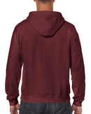 Hoodies poly-coton à fermeture | Gildan 18600 | Petite Broderie (4"x4")