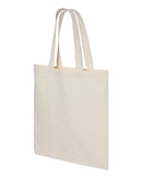 Economical Tote Bag | Q-Tees QTB | Medium Embroidery (7" X 7")