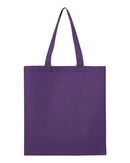 Economical Tote Bag | Q-Tees QTB | Medium Embroidery (7" X 7")