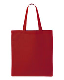 Economical Tote Bag | Q-Tees QTB | Medium Embroidery (7" X 7")