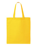 Economical Tote Bag | Q-Tees QTB | Medium Embroidery (7" X 7")