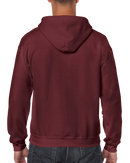 Hoodies poly-coton à fermeture | Gildan 18600 | Petite Broderie (4"x4")