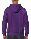 Hoodies poly-coton à fermeture | Gildan 18600 | Petite Broderie (4"x4")