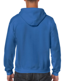 Poly-Cotton Zip-Up Hoodies | S | Gildan 18600