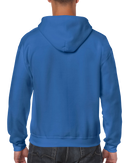 Hoodies poly-coton à fermeture | Gildan 18600 | Petite Broderie (4"x4")