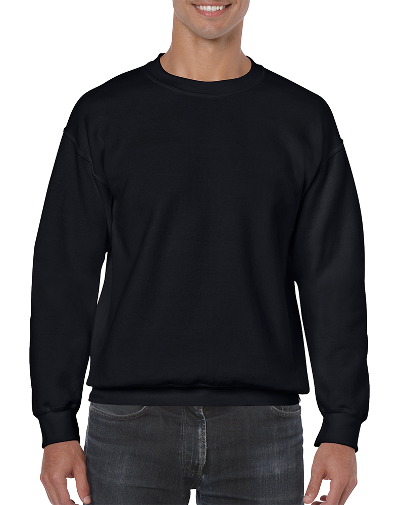 Gildan 18000 Black Mockup Man, Heavy Blend Crewneck Sweatshirt, Gildan 18000  Black Sweatshirt Template -  Canada