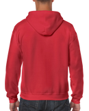 Hoodies poly-coton à fermeture | Gildan 18600 | Petite Broderie (4"x4")