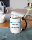 Tasses à café 15oz | Imprimé (panoramique)