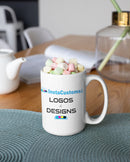 Tasses à café 15oz | Imprimé (panoramique)