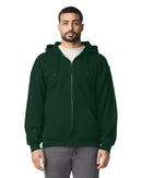 Poly-Cotton Zip-Up Hoodies | S | Gildan 18600