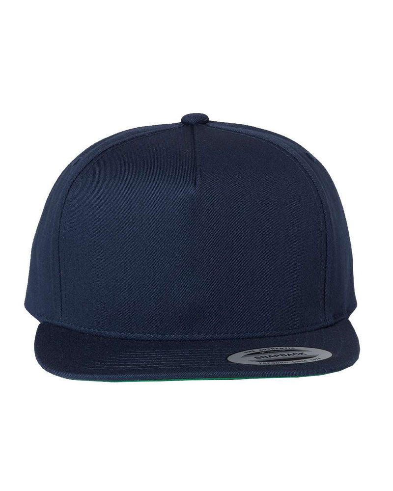 Five Panel Cotton Twill Snapback Cap | YP Classics 6007 | Embroidery