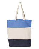 11L Tri-Color Tote | Q-Tees Q125900
