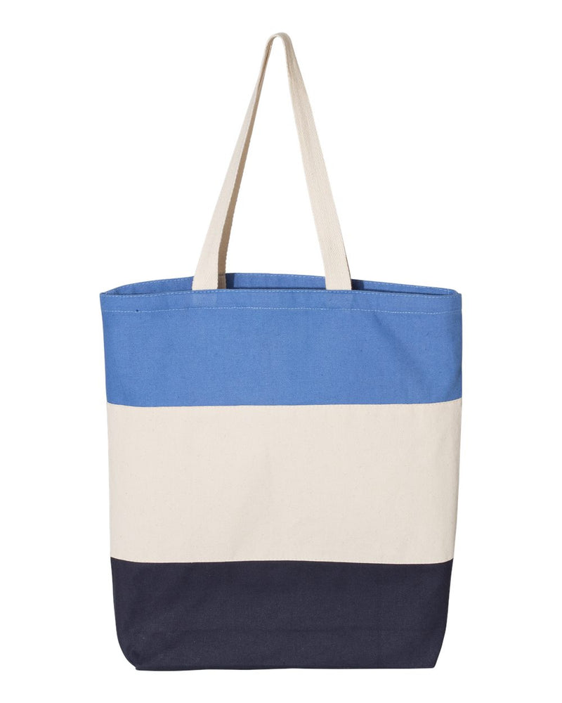 11L Tri-Color Tote | Q-Tees Q125900