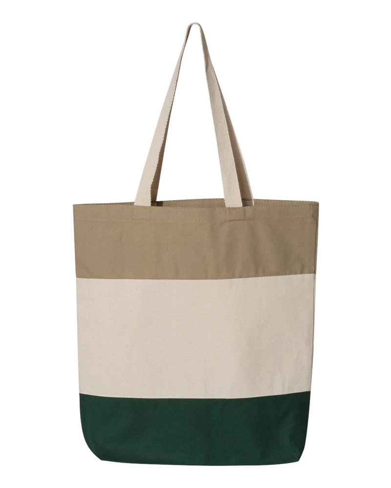 11L Tri-Color Tote | Q-Tees Q125900