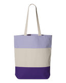 11L Tri-Color Tote | Q-Tees Q125900