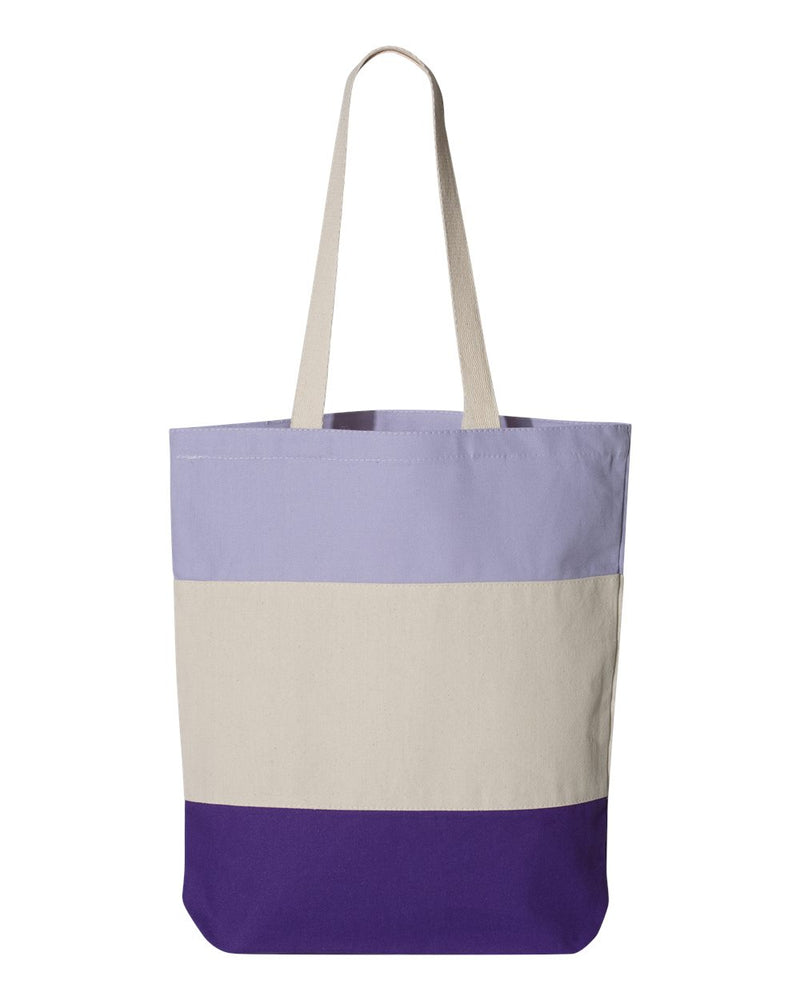 11L Tri-Color Tote | Q-Tees Q125900