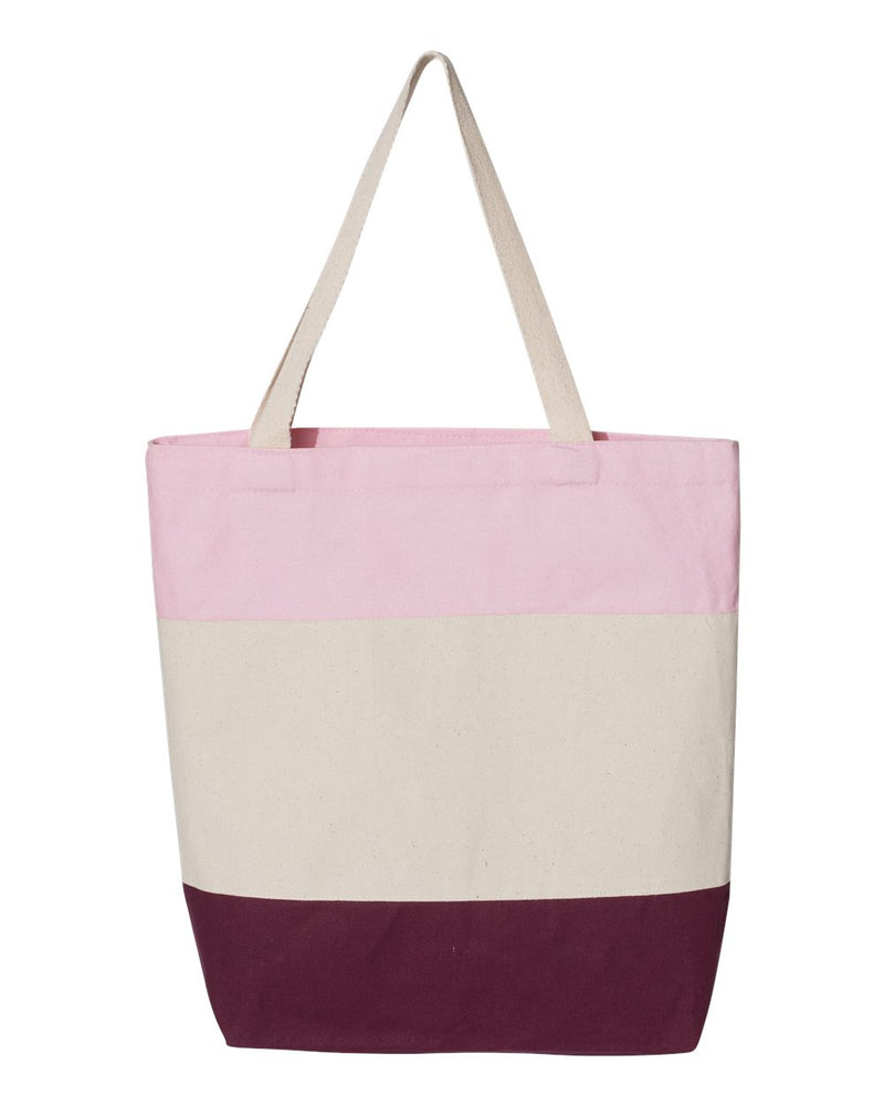 11L Tri-Color Tote | Q-Tees Q125900