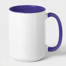Coffee Mugs 15oz | Sublimation (Wrap Around)