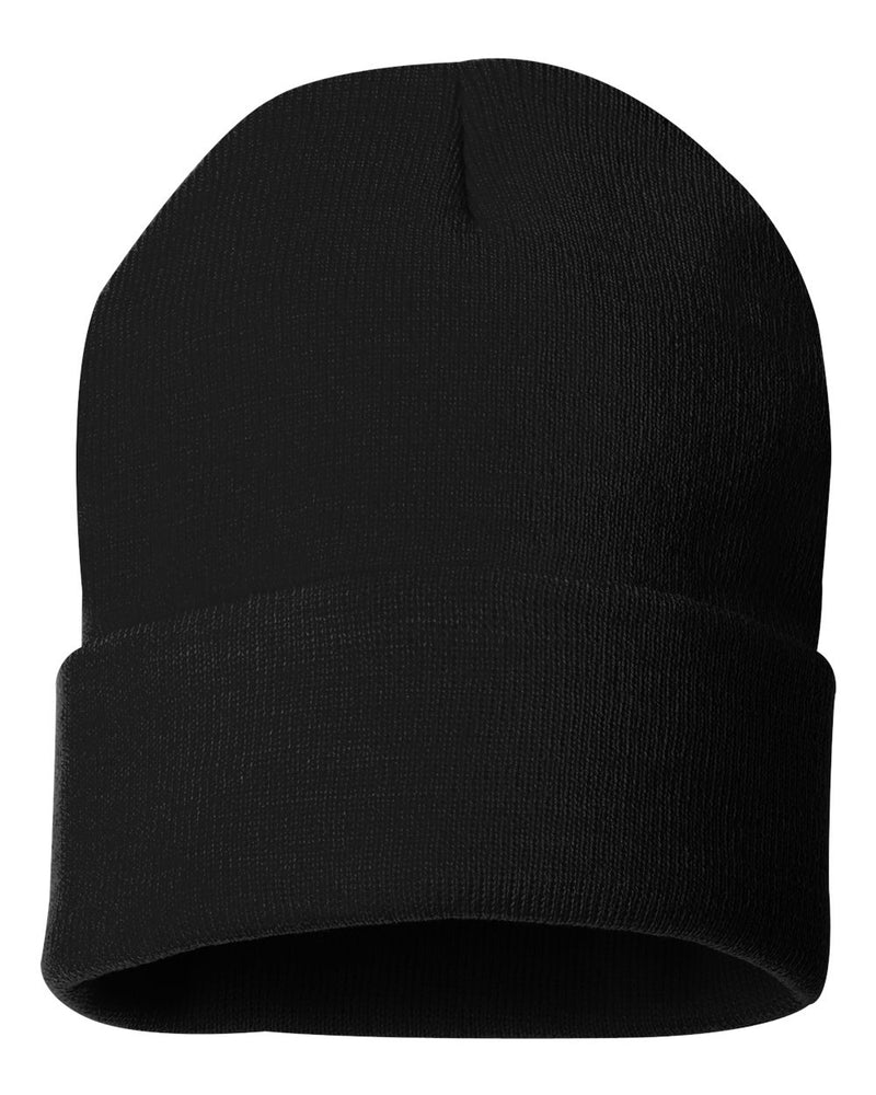 Solid 12" Cuffed Beanie | Sportsman SP12 | Embroidery
