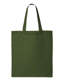 Economical Tote Bag | Q-Tees QTB | Small Embroidery (4" X 4")