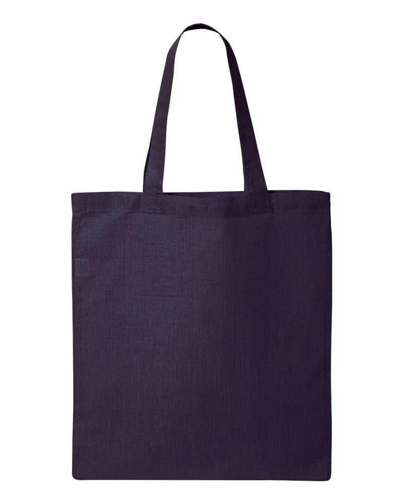 Economical Tote Bag | Q-Tees QTB | Small Embroidery (4" X 4")