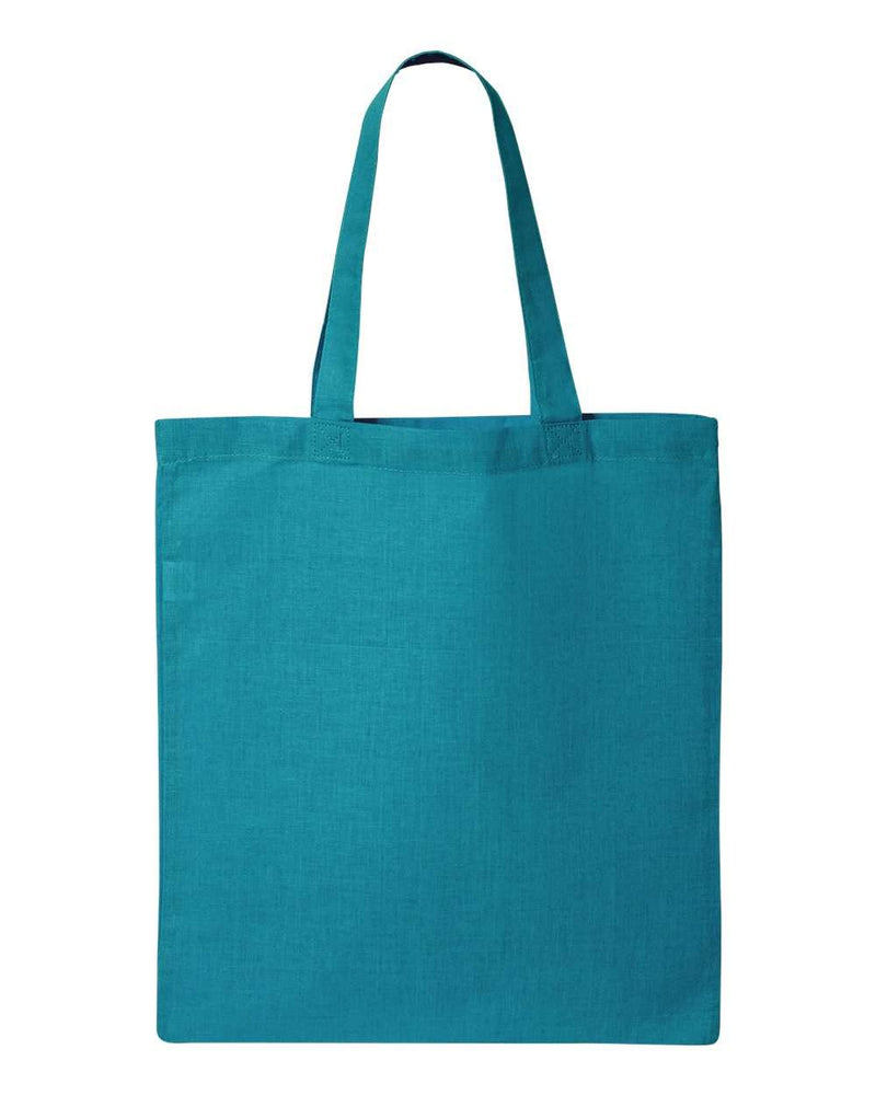 Economical Tote Bag | Q-Tees QTB | Small Embroidery (4" X 4")