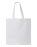 Economical Tote Bag | Q-Tees QTB | Small Embroidery (4" X 4")