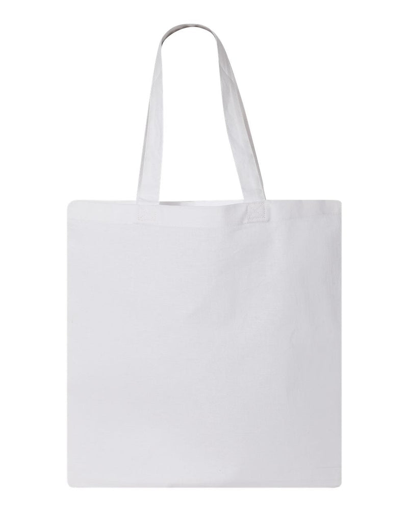 Economical Tote Bag | Q-Tees QTB | Small Embroidery (4" X 4")