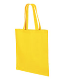 Economical Tote Bag | Q-Tees QTB | Small Embroidery (4" X 4")