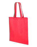 Economical Tote Bag | Q-Tees QTB | Small Embroidery (4" X 4")