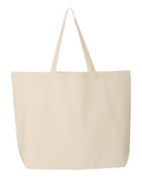Large Tote Bags 25-Litres | Q-Tees Q600 | Small Embroidery (4" X 4")