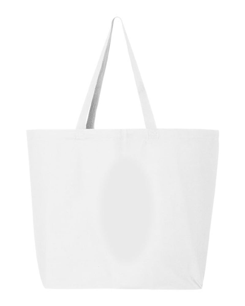 Large Tote Bags 25-Litres | Q-Tees Q600 | Small Embroidery (4" X 4")