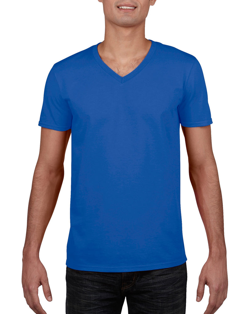 Gildan - Softstyle V-Neck T-Shirt - 64V00 - Sport Grey - Size: 2XL