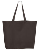 Large Tote Bags 25-Litres | Q-Tees Q600 | Small Embroidery (4" X 4")