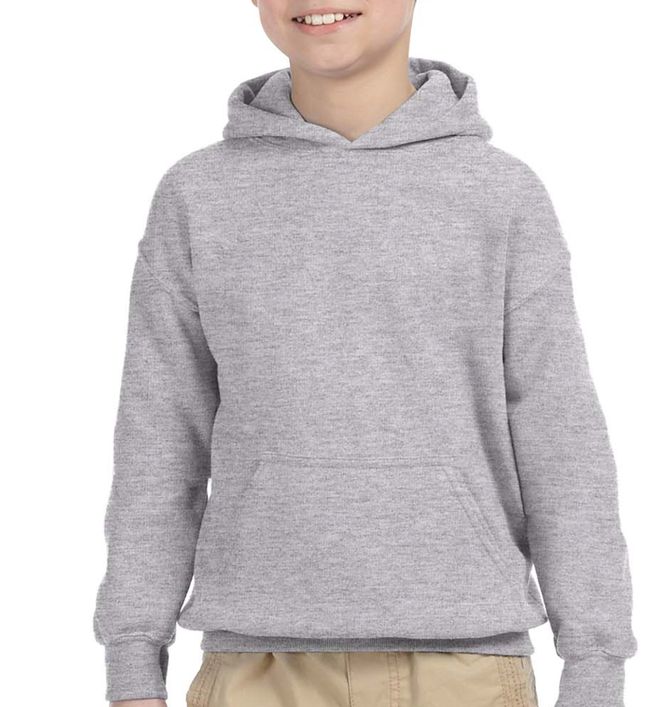 Hoodies poly-coton pour enfants | Gildan 18500B | Petite Broderie (4" x 4")