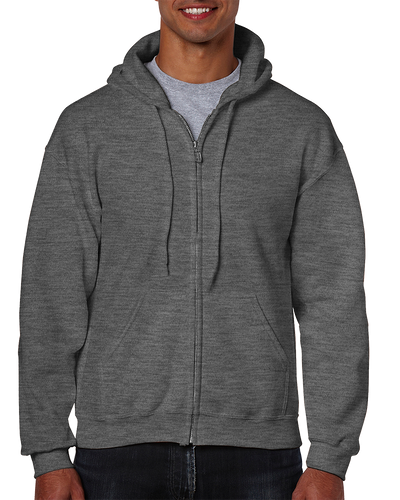 Hoodies poly-coton à fermeture | 4XL | Gildan 18600