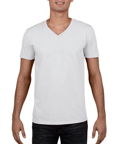 Soft Cotton V-Necks | M | Gildan 64V00