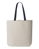 Medium Tote Bags 11-Litres | Q-Tees Q4400 | Medium Embroidery (7" X 7")