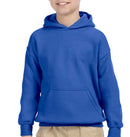 Poly-Cotton Kid Hoodies | Gildan 18500B | Small Embroidery (4" X 4")