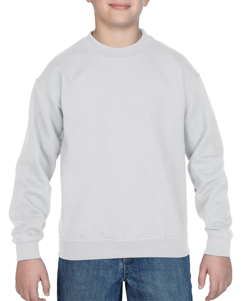 Poly-Cotton Kid Sweatshirts | Gildan 18000B | Small Embroidery (4" X 4")