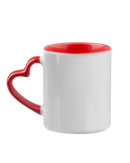 Heart Mugs 11oz | Custom Printed | Sublimation