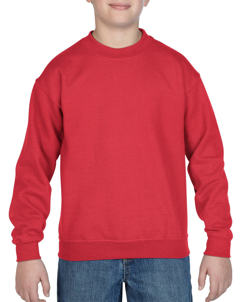 Poly-Cotton Kid Sweatshirts | Gildan 18000B | Pocket Embroidery (4" X 4")