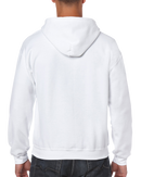 Poly-Cotton Zip-Up Hoodies | Gildan 18600 | Small Embroidery (4"x4")