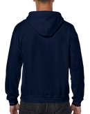 Poly-Cotton Zip-Up Hoodies | L | Gildan 18600