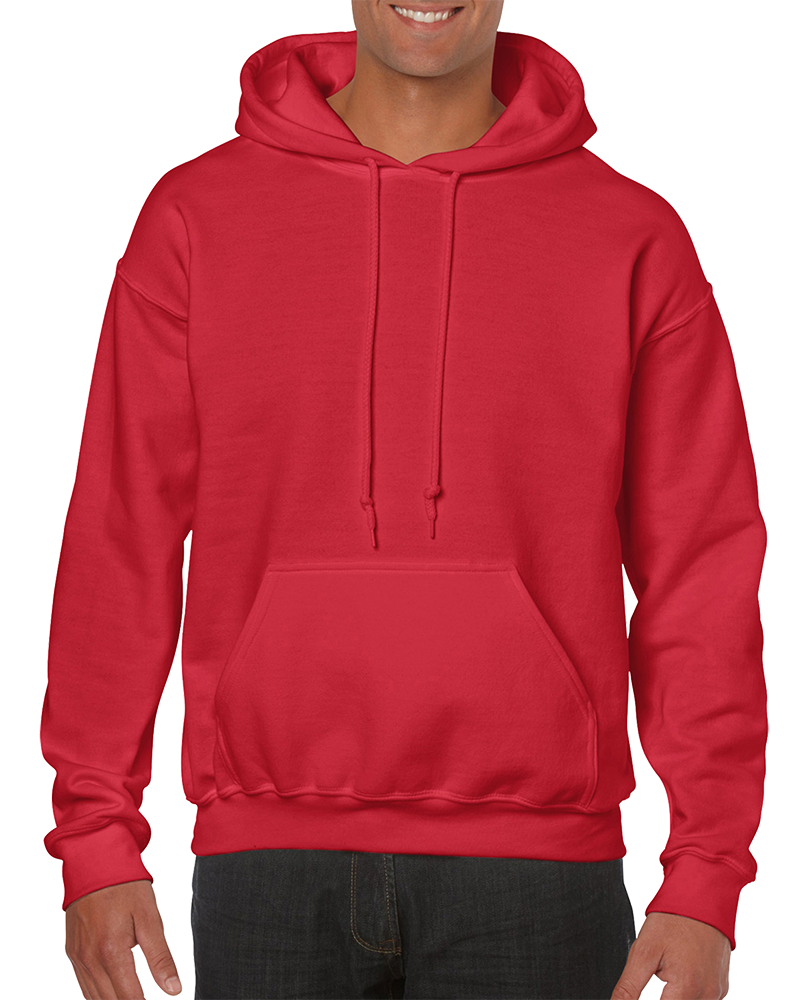Gildan hoodie red best sale