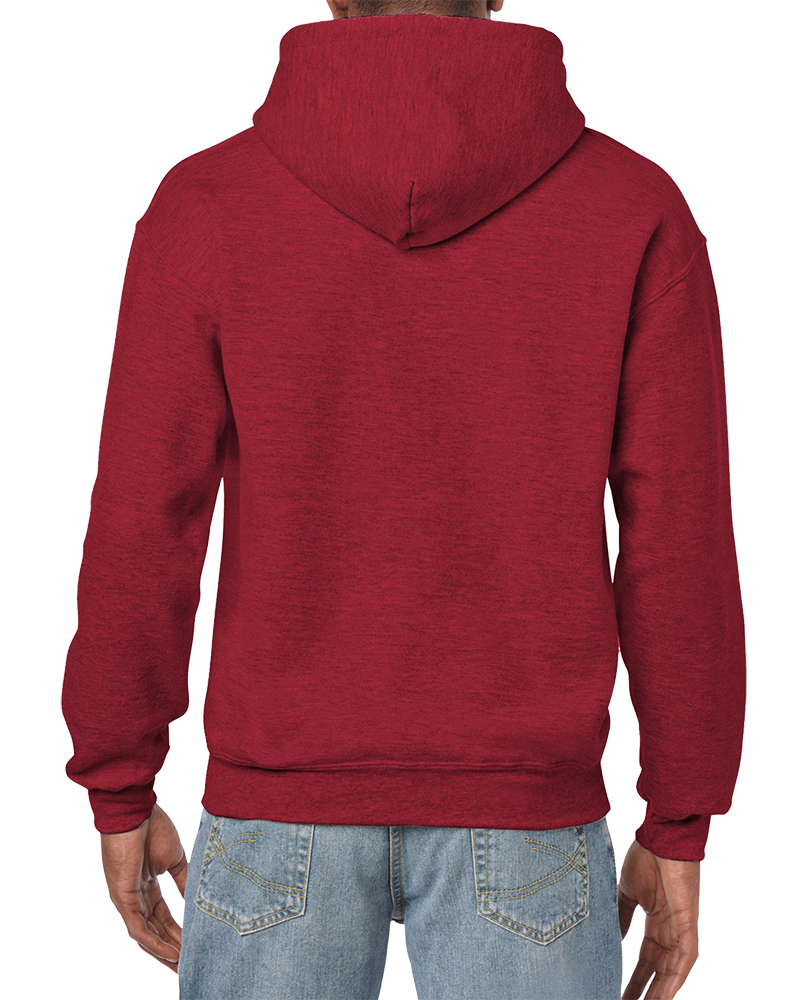 Branded Gildan Heavy Blend Hooded Sweatshirt Antique Cherry Red