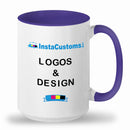 Coffee Mugs 15oz | Sublimation (Wrap Around)